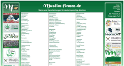 Desktop Screenshot of muslim-firmen.de